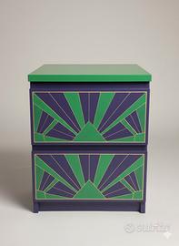 Comodino IKEA "Art Déco Tropical "