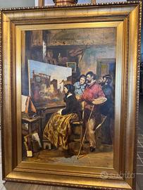 Quadro Classico tempera Cappelletti Livio