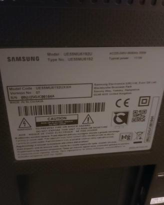 tv sansung 55 pollici