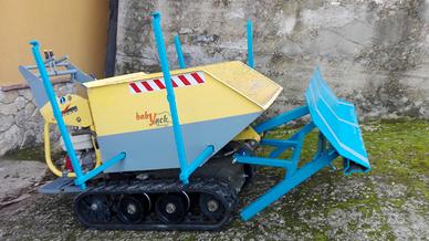 Motocarriola mini dumper cingolato