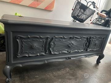 Cassapanca vintage, laccata