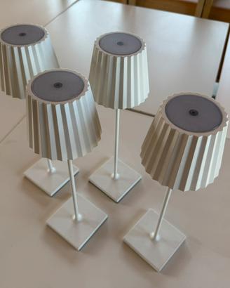 4 Lampade da tavolo DKL tipo Poldina