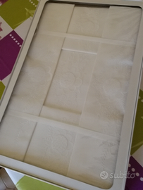 Lenzuola matrimoniali ricamate anni 90