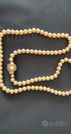 Collana finte perle 