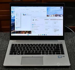 notebook pc portatile HP Elitebook 840 G5 14 touch