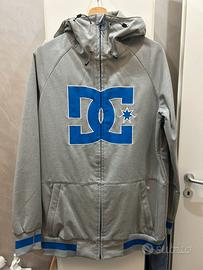 Giacca snowboard DC grigia e pantalone Burton