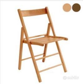 sedia legno pieghevole