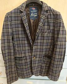 Blazer monopetto maschile a quadri Alcott