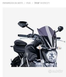 Parabrezza plex per yamaha mt07