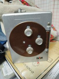 salvadanaio Polistil in metallo con manopola rotta