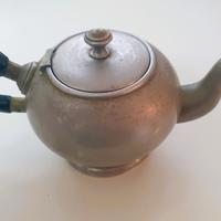 Antica teiera in peltro inizio ’900 stile francese