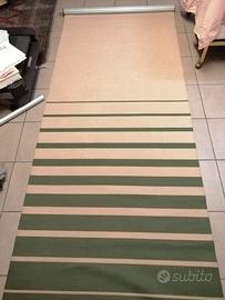 TENDA DA SOLE A CADUTA VERDE SCURO/BEIGE