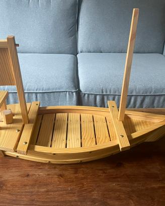 Barca legno sushi - 60 cm