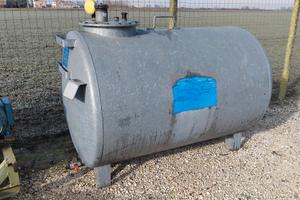 Cisterna per gasolio zincata 1500 lt