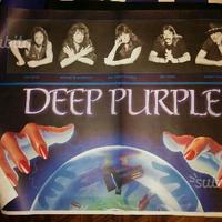Deep Purple 1990 Slaves & Masters promo poster