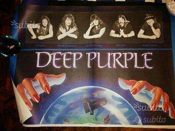 Deep Purple 1990 Slaves & Masters promo poster
