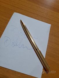 PENNA A SFERA LALEX VINTAGE LAMINATA ORO