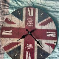 Orologio da parete vintage Keep Calm London