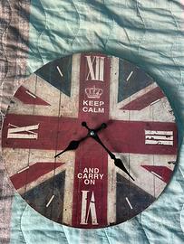 Orologio da parete vintage Keep Calm London