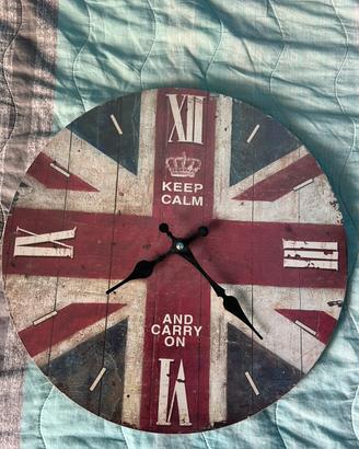 Orologio da parete vintage Keep Calm London