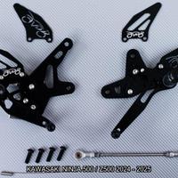 Pedane arretrate KAWASAKI NINJA 500 Z500 2024 2025