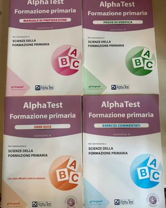 Alpha test per scienze della formazione primaria