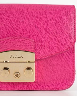 Furla mini borsa modello Metropolis fucsia