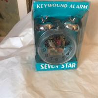 SVEGLIA SEVEN STAR SCHELETRATA NEW IN BOX ANNI 90