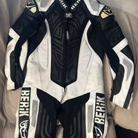 Tuta moto  in pelle, sportiva tg. 48 uomo