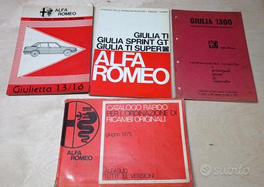 Cataloghi ricambi Alfa Romeo originali