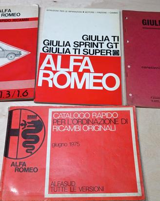 Cataloghi ricambi Alfa Romeo originali