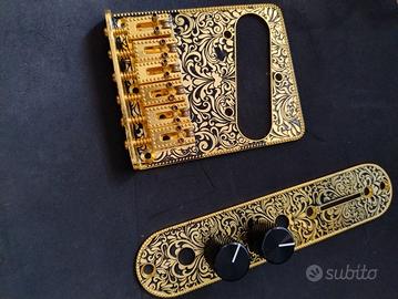 set completo Nero ed Oro per tele ... con ponte co