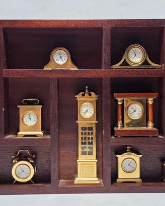 Lotto Collezione 11 Orologi Miniatura Bucherer