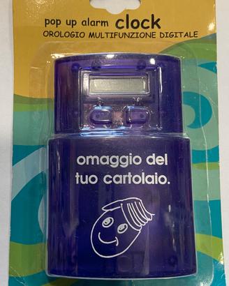 OROLOGIO MULTIFUNZIONE DIGITALE POP-UP ALARM CLOCK