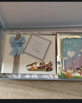Cornice in argento e album