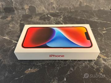 iPhone 14 Rosso 128GB come nuovo – Batteria 100%