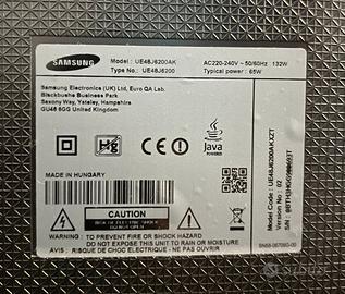 TV Samsung UE48J6200AK 48” SCHERMO ROTTO