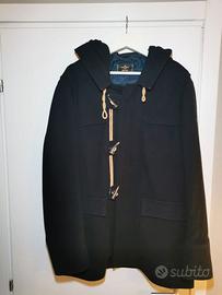 Montgomery con cappuccio in misto lana