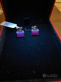 Orecchini con rubini 3.94ct certificati IGI