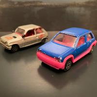Lotto majorette - renault 5 e peugeot 405