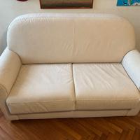 Divano Letto FELIS -VERA PELLE–Materasso Altaflex