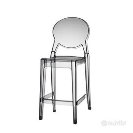 Sgabello Trasparente Igloo Scab Seduta H.65