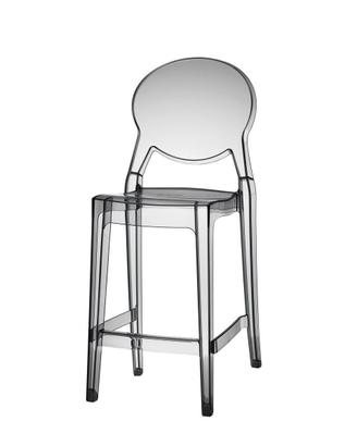 Sgabello Trasparente Igloo Scab Seduta H.65
