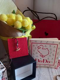 Ciondolo Dodo in oro 18k fuori produzione balena  