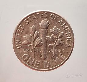 Dime USA 1964 argento