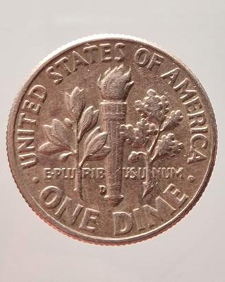 Dime USA 1964 argento