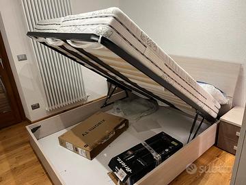 letto matrimoniale contenitore 