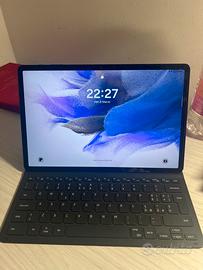 Samsung tab s7 fe + 3 cover (tastiera originale)