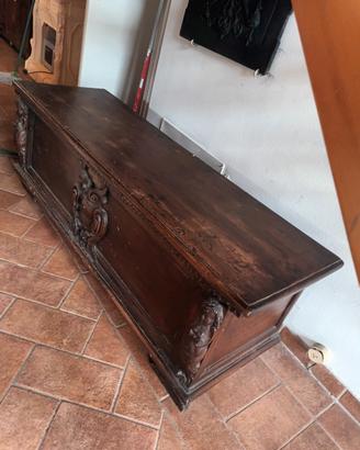 cassapanca rinascimentale originale