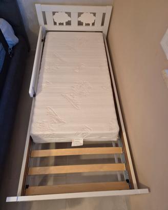 Letto più materasso antisoffoco per bambino